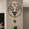 时钟挂钟客厅墙上高档装饰挂表轻奢现代大气极简静音现代简约钟表