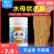 水母状态粉蜘蛛丝网状粘粉钓鱼专用拉丝粉水拉饵鲫鱼饵料野钓秋冬