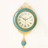 陶瓷金属挂钟客厅时尚墙壁装饰钟表大气创意个性挂表家用欧式时钟