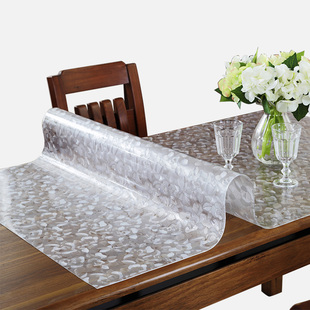 茶几垫桌垫餐垫隔热格子桌布防水防油防烫免洗台布pvc水晶垫透明