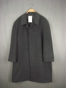 vintage日本复古浅灰色，中款男装羊绒呢大衣外套毛呢，风衣m码03
