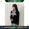 日本直邮axes femme 女士双排扣蕾丝拼接中长款小西装 IM412X47