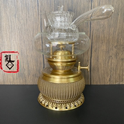 空气灯复古茶灯 中式煤油灯煮茶炉 功夫茶明火茶器
