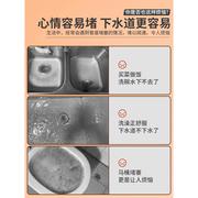 通下水道神器疏通厨房管道厕所堵塞地漏捅渠马桶疏通器的专用工具