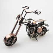 亚马逊 小号哈雷摩托车模型创意金属工艺品摆件 欧式家居饰品