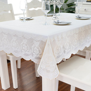 塑料桌布防水防烫防油免洗台布pvc餐桌垫欧式长方形，茶几桌布田园