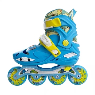 mi2迈速-米兔2儿童，轮滑鞋溜冰鞋直排轮旱冰鞋套装初学使用轮滑鞋