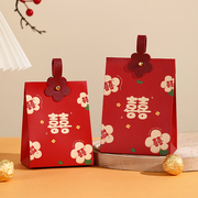 结婚喜糖盒子2023手提喜糖，袋子婚礼糖果，包装礼盒伴手礼空盒