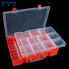 稳斯坦W5974手提式双层零件分类盒塑料收纳盒工具盒存储盒塑料电