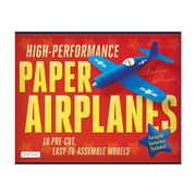 英文原版 High-Performance Paper Airplanes Kit 高性能纸飞机 10个预切割易组装模型 折纸工具包 Andrew Dewar 进口英语原版书籍