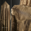 金棕色(金棕色)枫叶丝，绸缎布料垂顺旗袍，打底衬衫马面裙子服装设计师面料