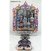 Z1俄罗斯金属折叠化妆镜可立式手柄镜长方形紫金色阳光城堡美珍珠