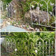 原单别墅庭院铁艺，围栏花园篱笆户外爬藤架插杆