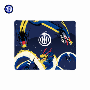 国际米兰足球俱乐部机甲龙系列定制款鼠标垫中号国米龙年队徽设计