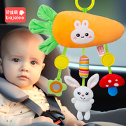 宝宝床铃床头风铃安全座椅，推车载安抚婴儿车玩具，挂件萝卜兔子摇铃