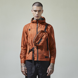 scaler+系列思凯乐，户外时尚机能，防雨连帽运动风衣男外套
