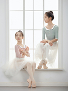 小茉莉儿童芭蕾舞练功服体服体操服女大童舞蹈服女小众少儿形体服
