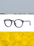美国黑色时尚圆形眼镜框Persol PO3185V全框潮流个性眼镜架
