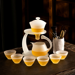 玻璃茶具套装组合家用懒人泡茶神器自动泡茶壶办公室会客功夫用品