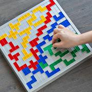 俄罗斯方块积木玩具益智力拼图儿童3到6岁以上拼装开发动脑男女孩