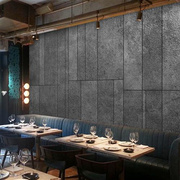 立体工业loft风3D墙纸网红个性简约餐厅服装店壁纸办公室背景壁画