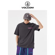 volcom钻石户外品牌简约短袖，t恤2024夏季原创运动圆领体恤潮