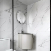 北欧大理石瓷砖300x600白色墙砖 卫生间地砖防滑耐磨厨房磁砖