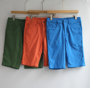 夏韩版针织水洗高弹力(高弹力)男女童短裤，可调腰中大童七分短裤k123