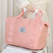 大容量手提短途登机旅行包女士可扩展学生拉杆行李包待产包收纳袋