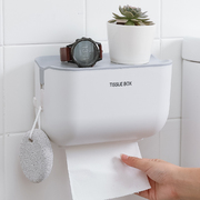 创意卫生纸盒卫生间纸巾，厕纸置物架家用免打孔厕所防水抽纸卷纸筒