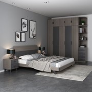 卧室成套家具套装组合全屋北欧现代简约床，衣柜主卧三四五六件套房