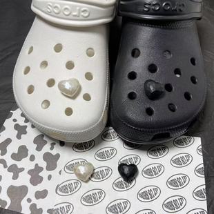 Crocs洞洞鞋鞋花鞋扣装饰配件diy可拆卸ins风爱心鞋配饰crocs装饰