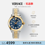 versace范思哲瑞士手表男男名牌，商务蓝盘腕表