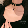lacelips欧美性感锁骨链颈链，chocker女脖子饰品，颈带韩国短款项链