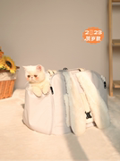 冬季保暖猫包外出便携大容量高颜值双肩