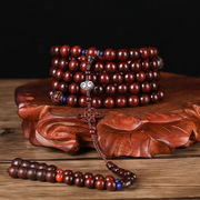 正宗印度小叶紫檀10mm108颗念珠，手串文玩盘玩佛珠，民族风手链保真