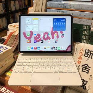 ipad妙控键盘适用苹果ipadpro11无线蓝牙键盘air4悬磁浮磁吸双面，夹10代保护套平air5一体式带触控板10.9壳