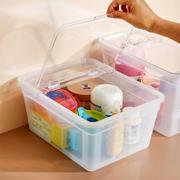 婴儿用品奶瓶收纳箱，家用宝宝餐具，储存盒翻盖式玩具零食收纳盒大号