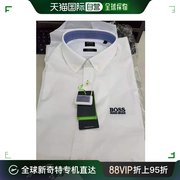 香港直邮hugobosshugoboss雨果博斯男士，白色衬衫biado-r-100