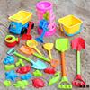 儿童沙滩玩具小桶车套装，挖沙铲子和桶宝宝，玩沙工具大号小孩男女孩