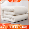 6斤新疆棉花被芯棉絮，加厚保暖冬被全棉，床垫垫被棉胎天然单人褥子