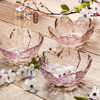 日式樱花玻璃碟子小小碟子，6个装透明小号，家用零食2个装蘸料碟可爱