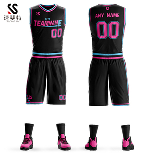 篮球服套装男女，定制比赛训练队服2020热火队速干球衣球服团购