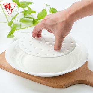 白骨瓷(白骨瓷)餐具创意，托盘陶瓷盘子家用控油碗大菜盘水果双层沥水饺子盘