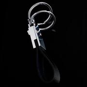 创意个性纯手工真皮钥匙扣、高档汽车钥匙链扣环可专制