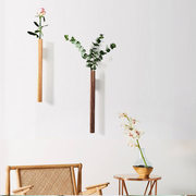 现代简约墙面装饰水培花器新中式创意插花器植物水培壁挂干花器