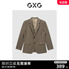 GXG男装 商场同款咖色套西西装 22年秋季