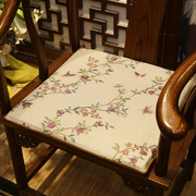 中式坐垫红木家具新中式，实木椅子坐垫太师椅餐椅，圈椅垫厚薄款