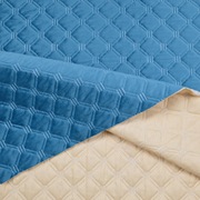 夹棉布料沙发垫沙发布绗绣防滑处理面料做沙发套抱枕加厚绒布