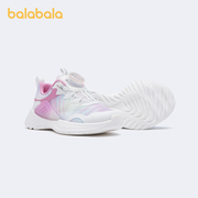 巴拉巴拉童鞋儿童运动鞋女小童时尚潮流简约日常舒适透气夏季鞋子